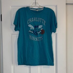 HOMAGE Teal Charlotte Hornets Graphic T-Shirt